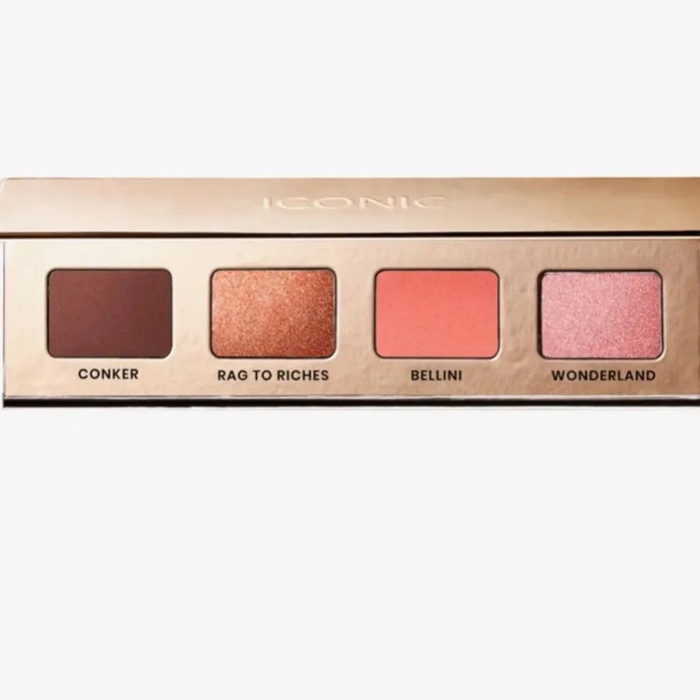 🌻 ICONIC London Warm & Blushing Eyeshadow Palette New